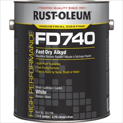 Picture of Rust-Oleum® Fd740 Fast Dry Alkyd  Gloss Safety Orange  1 Gal Part# - 201121