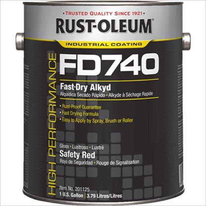 Picture of Rust-Oleum® Fd740 Fast Dry Alkyd  Gloss Red  1 Gal Part# - 201125