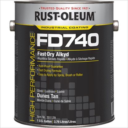 Picture of Rust-Oleum® Fd740 Fast Dry Alkyd  Gloss Dunes Tan  1 Gal Part# - 201129