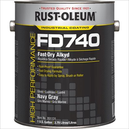 Picture of Rust-Oleum® Fd740 Fast Dry Alkyd  Gloss Navy Gray  1 Gal Part# - 201131