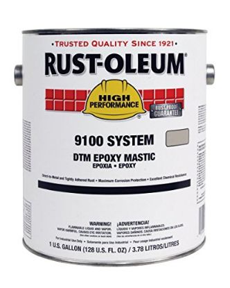 Picture of Rust-Oleum® 9100 Dtm Epoxy Mastic  Safety Orange  1 Gal Part# - 204005