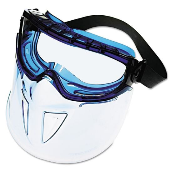 Picture of Kleenguard™ Full Face Faceshield Blue Frame Anti Fog Clear L Part# - 18629