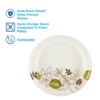 Picture of Dixie Dixie 9" Plastic Coatedpaper Plate Part# - Ux9