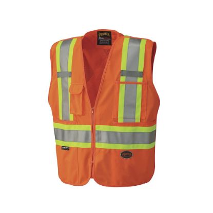 Picture of Pioneer 6935Au Orange Zip Vest Break Part# - V1021150U-2Xl