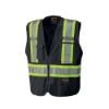 Picture of Pioneer 6937Au Black Zip Vest Break Part# - V1021170U-2Xl