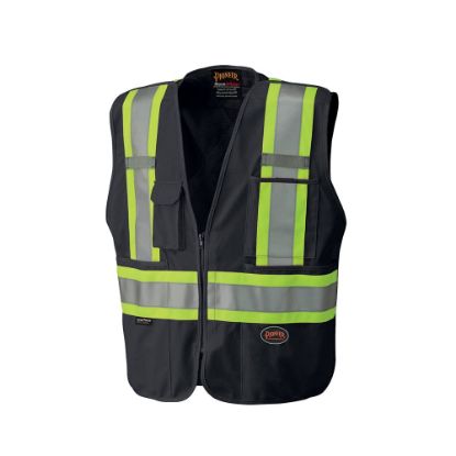 Picture of Pioneer 6937Au Black Zip Vest Break Part# - V1021170U-L