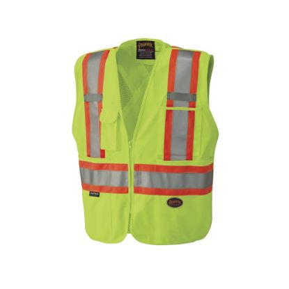 Picture of Pioneer 6936Au Green Zip Vest Break Part# - V1021260U-3Xl