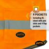 Picture of Pioneer 6960U Orange Mesh Multipocket Part# - V1024850U-2Xl