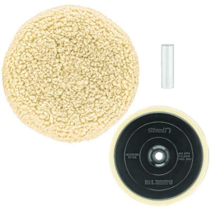 Picture of Dewalt® 7In Wool Buffing Pad & Backing Pad Kit Part# - Dw4985Cl