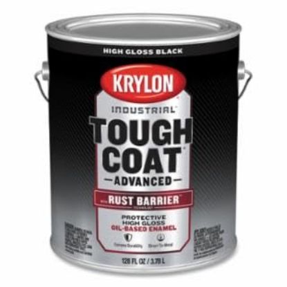 Picture of Krylon Industrial Tough Coat Adv W/Rust Barrier  Black  1 Gal. Part# - K00791008