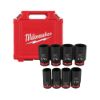 Picture of Milwaukee® Tool 8Pc Shockwave Imp Duty 3/4" Dr Sae Deep 6Pt Skt Part# - 49-66-7018