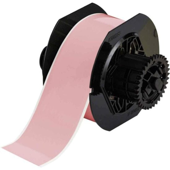 Picture of Brady® B30 Ser Low-Halogen Polylabel Supply - Pink Part# - 117966