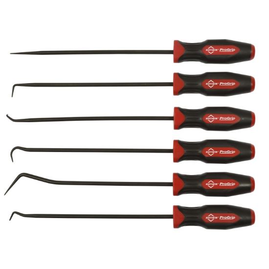 Picture of Mayhew™ Tools 6Pc Progrip Long Pick Set Part# - 13095