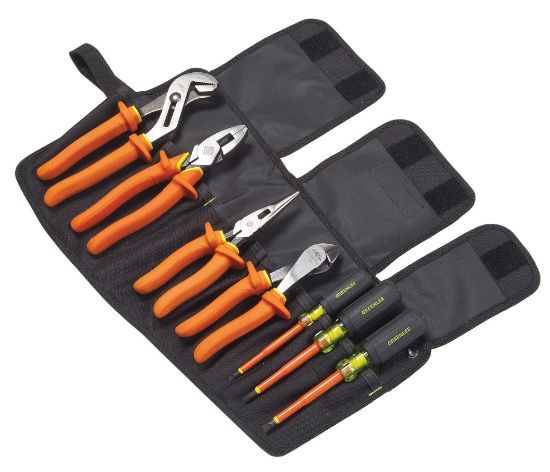 Picture of Greenlee® 7Pc Insulated Tool Kit Part# - 0159-01-Ins