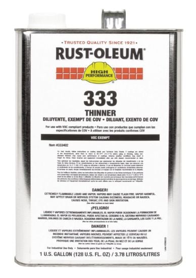 Picture of Rust-Oleum® Thinnerthinner - Exemptsolvent Part# - 333402