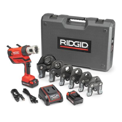 Picture of Ridgid® Rp 350 Battery Kit W/Propress Jaws (1/2"-2") Part# - 67053