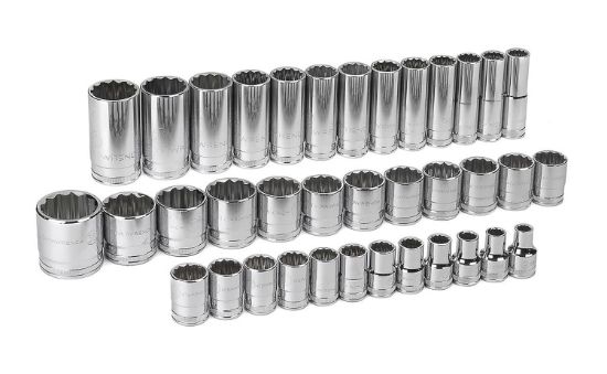 Picture of Gearwrench® 37Pc Master 1/2 Dr Metric12Pt Part# - 80730