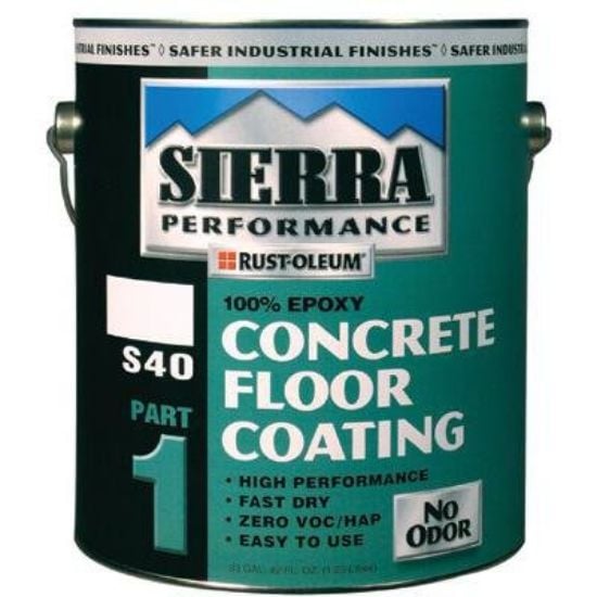 Picture of Rust-Oleum® Voc Satin Clear S40 Concrete Epoxy Floor Coat Part# - 208084