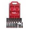 Picture of Milwaukee® Tool Shockwave Imp Duty Skt 3/8 Dr 17Pc Sae Packout Part# - 49-66-6800