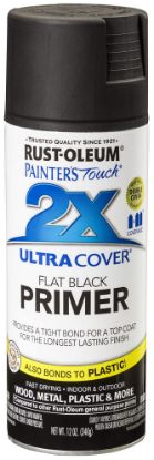 Picture of Rust-Oleum® Painter'S Touch Ult Cvr2X Enl Blk Prim Flat Part# - 249846