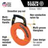 Picture of Klein Tools Multi-Groove Fg Fish Tape W/ Nylon Tip 100' Part# - 56383