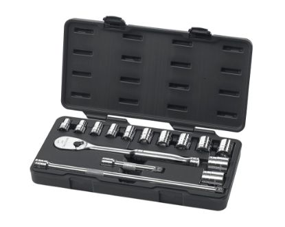 Picture of Gearwrench® 15Pc 1/2"Dr Sae Skt Set Part# - 80706