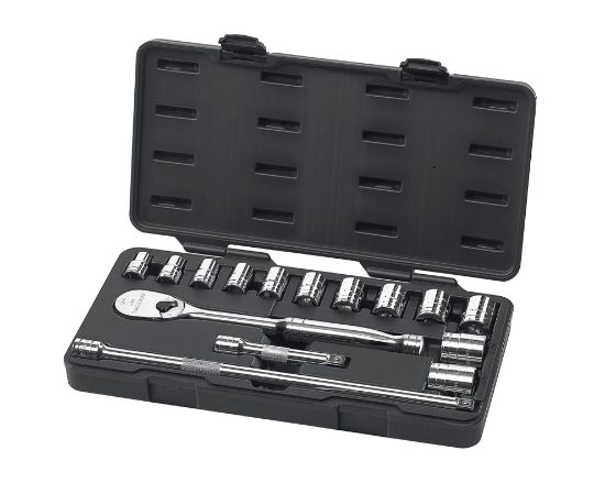 Picture of Gearwrench® 15Pc 1/2"Dr Sae Skt Set Part# - 80706