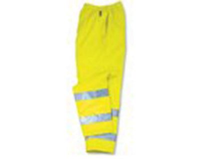 Picture of Ergodyne Glowear 8915 Class E Hi-Vis Rain Pants Lime Xl Part# - 24425