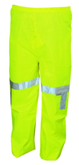 Picture of Mcr Safety Lum .16Mm Pu/Poly Elastwaist Pant Cls Iii Lime Part# - 500Rpwl