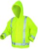 Picture of Mcr Safety Lum .16Mm Pu/Poly Jacetw/Att Hood Cls Iii Lime Part# - 500Rjhl