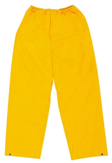 Picture of Mcr Safety Classic .35Mm Pvc/Polyester Elastic Pant Yellow Part# - 200Pwm