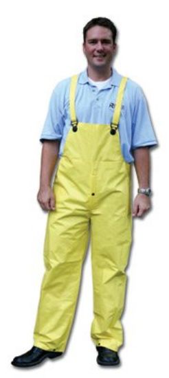 Picture of Mcr Safety Wizard .28Mm Pvc/Nylon Flam Bib Overall W/Fly Yw Part# - 300Bpxl