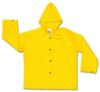 Picture of Mcr Safety Wizard .28Mm Pvc/Nylon Flame Jacket W/Att Hd Yw Part# - 300Jhxl