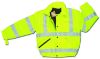 Picture of Mcr Safety Lum- Insulated Poly- Bomber Jacket- Fluor Lime Part# - Bmrcl3Lx2