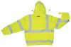 Picture of Mcr Safety Lum Insulated Poly Bomber Jacket- Fluor Lime Part# - Bmrcl3Lxl