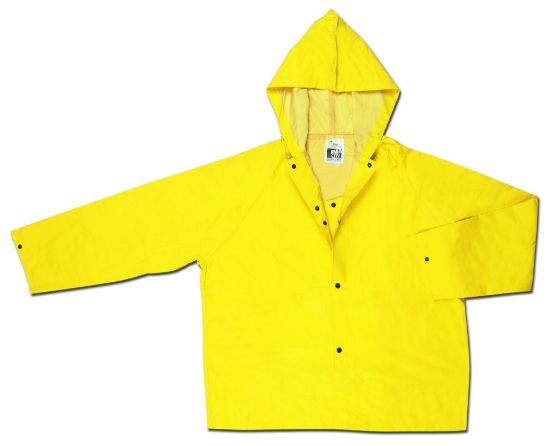 Picture of Mcr Safety Concord .35Mm- Neo/Nylon- Jacket W/Att Hood- Ylw Part# - 800Jhxl