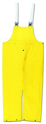 Picture of Mcr Safety Navigator- .22Mm- Pu/Nylon Bib Overall W/Fly- Yw Part# - 550Bpxl