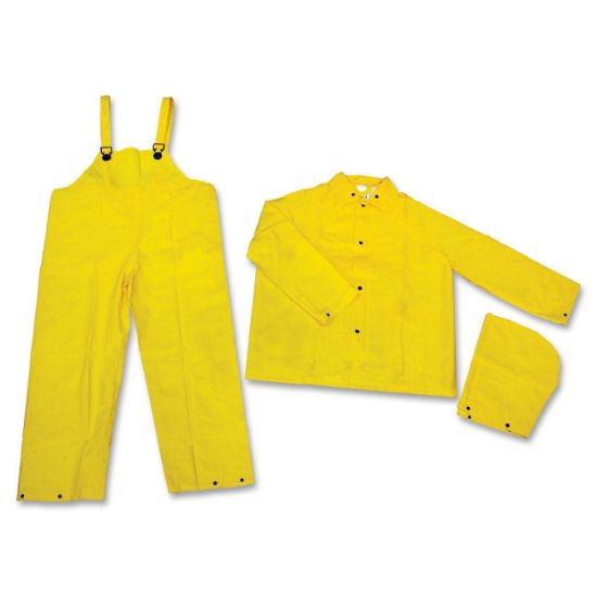 Picture of Mcr Safety Classic- .35Mm- Pvc/Polyester- Suit- 3 Pc Yellow Part# - 2003X4