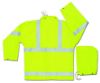 Picture of Mcr Safety Lum .38Mm Pvc/Poly Suit3 Pc Refl Tape Flor Lime Part# - 2083Srm