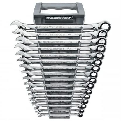 Picture of Gearwrench® 16Pc Metric Xl Ratcheting Wrench Set Part# - 85099