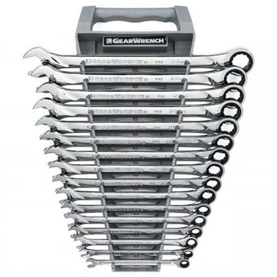 Picture of Gearwrench® 16Pc Metric Xl Ratcheting Wrench Set Part# - 85099