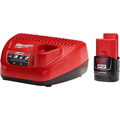 Picture of Milwaukee® Tool M12 Redlithium 2.0Ah Batt And Char Starter Kit Part# - 48-59-2420