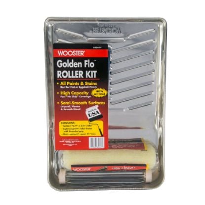 Picture of Wooster 9" Golden Flo 3/8" Nap Roller Kit Part# - 00R9140090