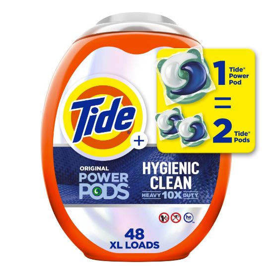 Picture of Tide Tide Power Pods Hygienicclean Hd 48Ct  Original Part# - 59080