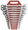 Picture of Gearwrench® 13Pc Reversible Comb Ratwrench Sae Non Capstop Part# - 9509N