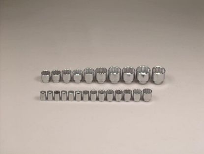 Picture of Wright Tool 24-Pc. 3/4"Dr. Standard/Metric 12-Pt Socke Part# - 624