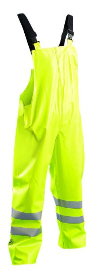 Picture of Occunomix Prem Flame Resist Rain Bib Pants Cl E Yw 2X Part# - Lux-Tbib/Fr-Y2X