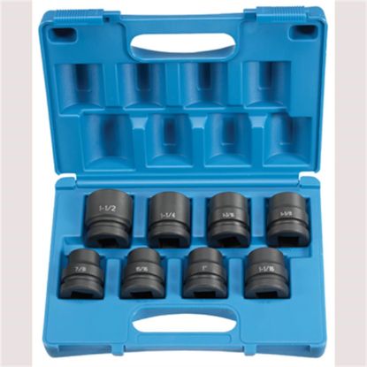 Picture of Grey Pneumatic 1" Drive 8 Piece Standard Set Part# - 9108