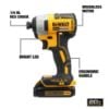 Picture of Dewalt® 20V Max 1/4In Brushlessimpact Driver Part# - Dcf787D1