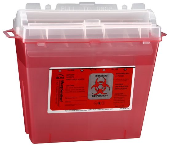 Picture of First Aid Only® Sharps Container  5 Qt. Part# - M943